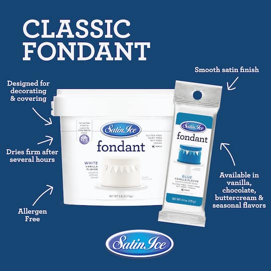 Satin Ice® Pearl Shimmer Fondant, 1lb.